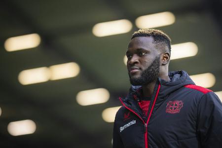 Kurzeinsatz möglich: Boniface in Madrid im Bayer-Kader Kurzeinsatz möglich: Boniface in Madrid im Bayer-Kader