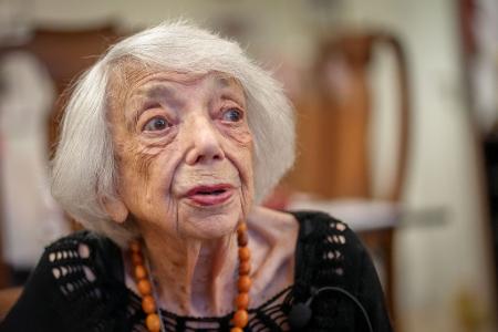 Margot Friedländer warnt vor Gefahren für die Demokratie. 