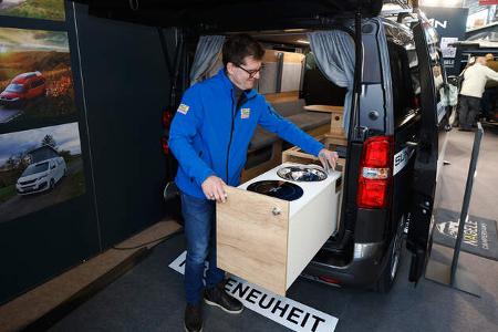 Sunvan Expert Compact Wassertank und Spülbecken