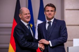 Scholz bei Macron: "Europa wird sich nicht ducken"