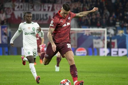 Vor Bayer-Duell: Leipzig mit erstem CL-Erfolg Vor Bayer-Duell: Leipzig mit erstem CL-Erfolg