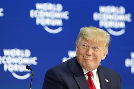 Schon in seiner ersten Amtszeit sprach Trump mehrfach in Davos. (Archivbild)
