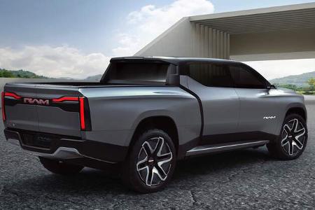 RAM 1500 Revolution BEV Concept Car Elektro Pickup