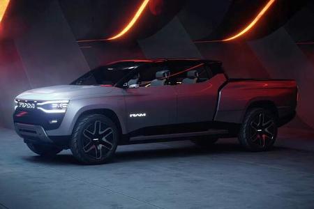 RAM 1500 Revolution BEV Concept Car Elektro Pickup