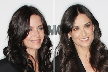 Courteney Cox und Demi Moore