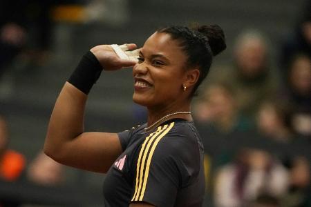 Olympiasiegerin Ogunleye glänzt in Nordhausen Olympiasiegerin Ogunleye glänzt in Nordhausen