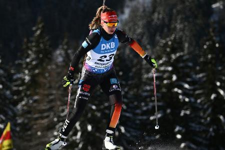 Biathlon-Staffel ohne Preuß als Achte chancenlos Biathlon-Staffel ohne Preuß als Achte chancenlos