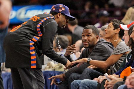 Spike Lee beim Basketball
