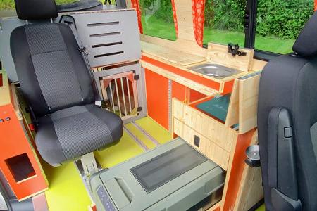 Flowcamper Fellschnute Campervan T6.1 Hunde