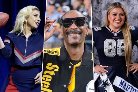 Lady Gaga, Snoop Dogg und Kelly Clarkson in einer Collage Lady Gaga, Snoop Dogg und Kelly Clarkson in einer Collage
