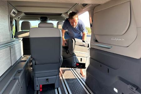 VW California Ocean Campervan Ladefläche