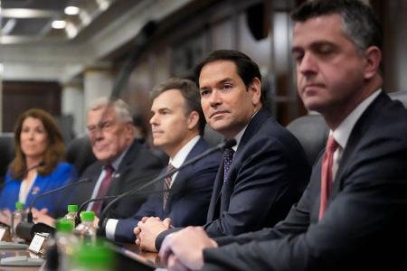 US-Außenminister Rubio hat sich mit Präsident Mulino getroffen.