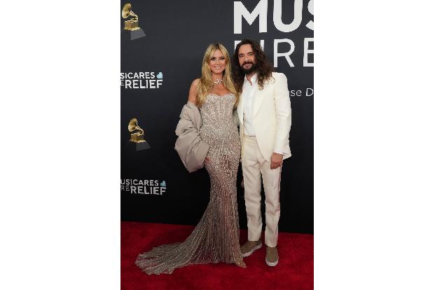 Auch Heidi Klum und Tom Kaulitz waren bei den Grammys.