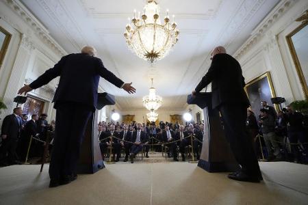 Der US-Präsident schwärmt von den Möglichkeiten, die der Gazastreifen seiner Ansicht nach bietet. 