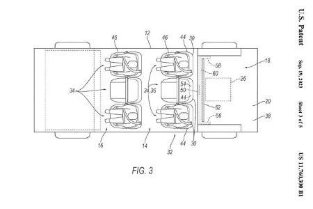 Ford Airbag Patent Ladungssicherung