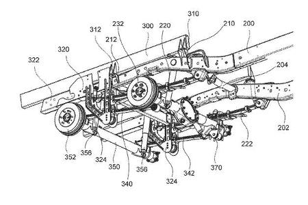 Ford Patent 6x6 Nachrüstkit Doppelachse Pick-up