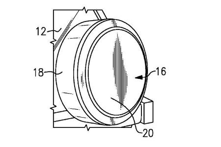 Ford Patent Reserveradabdeckung Lautsprecher