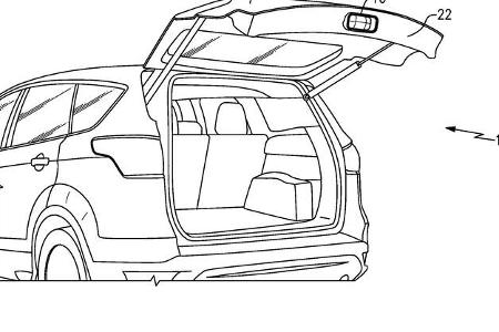 Ford Patent, Projektor in Heckklappe