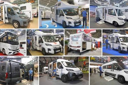 Campingbusse, Wohnmobile, Collage