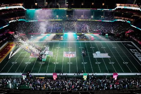 Mega Event in Party-Stadt: Die Arena in New Orleans fasst über 80.000 Menschen. 