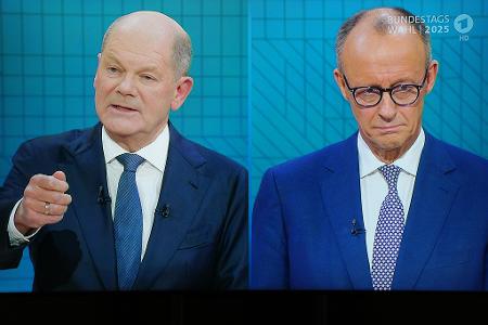 Sowohl Kanzler Scholz als auch sein Herausforderer Merz sind irritiert ob des Vorstoßes Trumps.