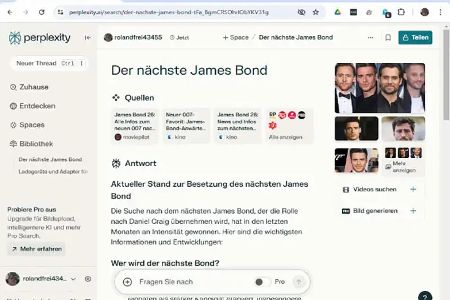 Der amerikanische Chatbot Perplexity liefert nicht nur Antworten auf Fragen, sondern nennt auch die Quellen, aus denen die Informationen stammen und die mithilfe Künstlicher Intelligenz aufbereitet werden.