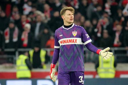 Alexander Nübel (VfB Stuttgart) - Nübel wechselte bereits im Sommer 2023 zum VfB und ist dort die unangefochtene Nummer eins. Seine Saison ist aber eher durchschnittlich. 64,3 Prozent abgewehrte Schüsse bedeuten nur Rang zehn in dieser Statistik in der Bundesliga.
