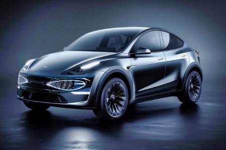 02/2025 Evision Tesla Model Y und Cybertruck LED Front Display