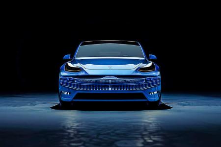 02/2025 Evision Tesla Model Y und Cybertruck LED Front Display