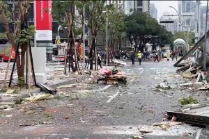 Bei der Explosion wurden mindestens sieben Menschen verletzt. 