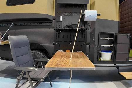 Campingtisch, Außentisch, Beifahrerseite