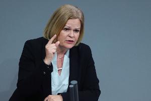 Faeser: Rechtsstaat muss "maximale Härte" zeigen