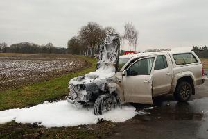 Brennt PKW auf K202