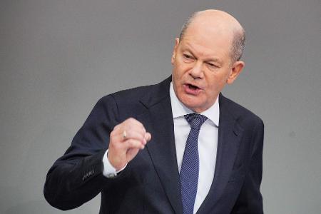 Der Kanzler betont vor dem Sondergipfel in Paris, Europa müsse geeint und stark auftreten (Archivbild).