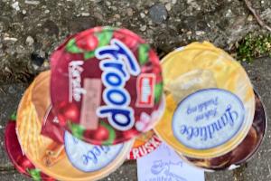Dreiste Diebe wollen keinen Joghurt