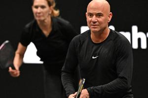Ehepaar Graf/Agassi gewinnt Millionenspiel im "Pickleball"