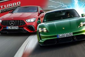 AMG GT 63 S E Performance oder Porsche Taycan?