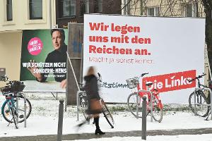 Umfrage: Linke legt deutlich zu – Union mit Einbußen