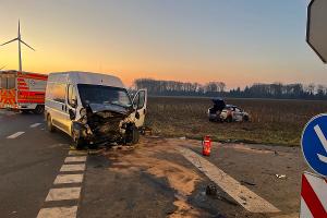 Coesfeld, Lette, B474/ Zwei Verkehrsunfälle mit mehreren Verletzten