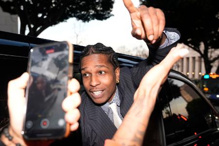 Rapper Asap Rocky kommt nach einem Freispruch um eine drohende Haftstrafe herum. 