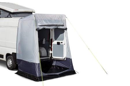 Heckzelt, Campingbus, Heckansicht