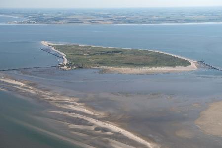 Die unbewohnte Vogelschutzinsel Minsener Oog mitten im Nationalpark Wattenmeer darf nicht betreten werden. (Archivbild)