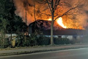 Brand eines Einfamilienhauses in Varel