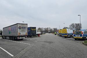 Kontrollen des gewerblichen Güterverkehrs im Rahmen der Roadpol Truck & Bus-Aktion in Kalenderwoche 8 (17.-23.02.2025)