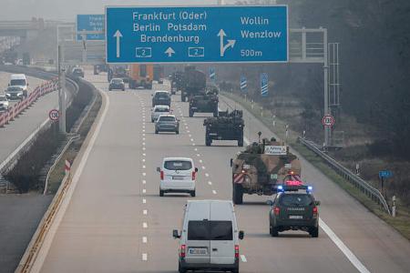 Konvois litauischer Streitkräfte auf Straßen von Schleswig-Holstein nach Bayern erwartet