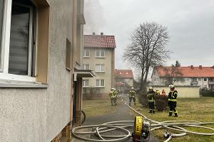 Wohnungs- und Zimmerbrand am Montag - Eine Person gerettet!