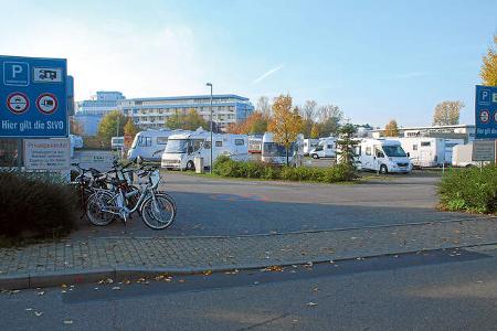 Zufahrt Wellmobilpark Bad Schönborn