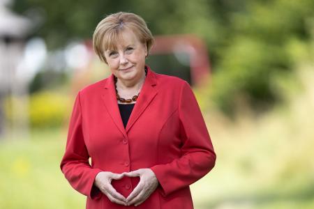 Als Double auch lange nach Ende von Merkels Amtszeit gefragt: Ursula Wanecki aus dem Sauerland. (Archivbild)