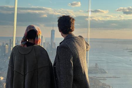Blick auf Downtown Manhattan.