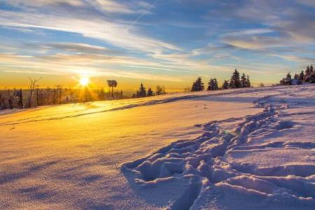 Sonnenuntergang Kahlen Asten